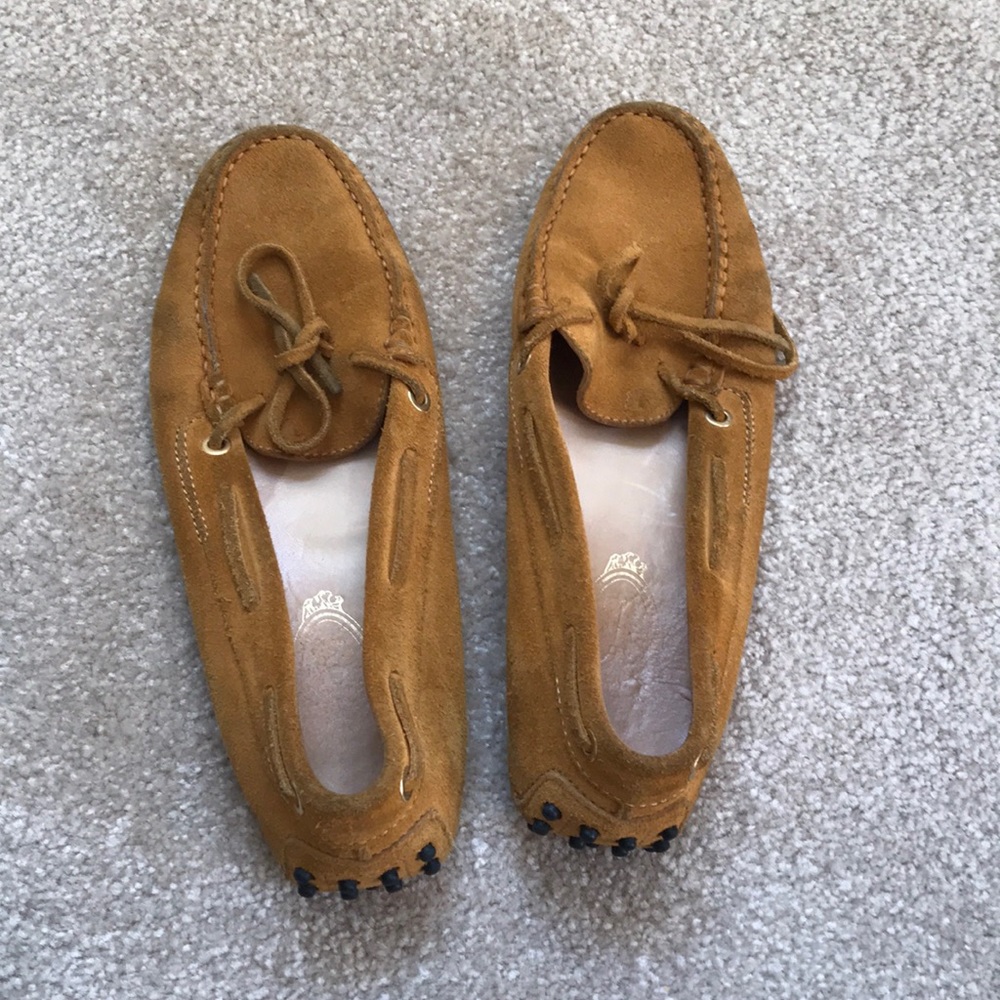 Tod’s suede loafers